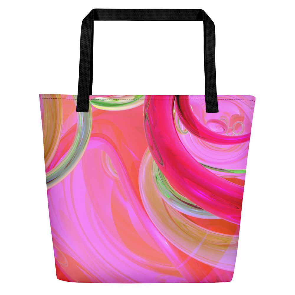 Bold Pink Tote Bag